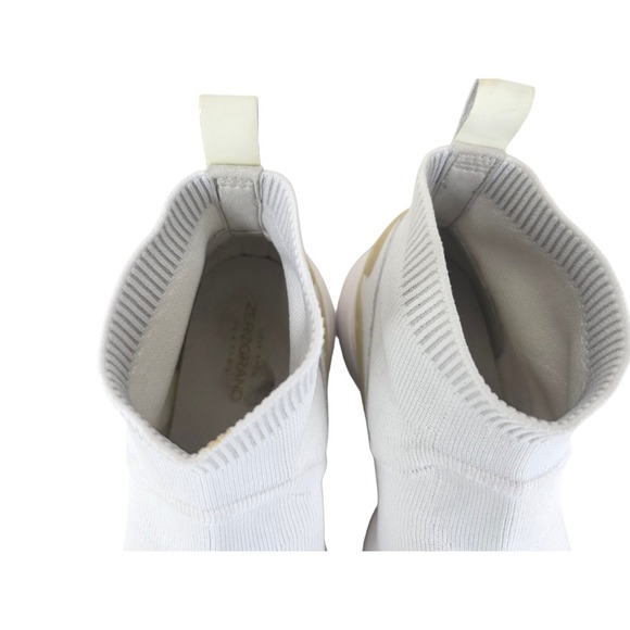 Cole Haan Shoes ZeroGrand Motion All-Day Slip On Womens 6.5 B White Knit Hi Top - Picture 6 of 14